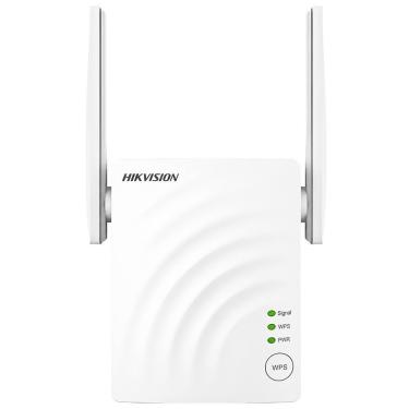 Imagem de Repetidor de Sinal Hikvision DS-3WRE12C Dual Band 2.4GHz e 5GHz 1200 Mbps com MU-MIMO Branco