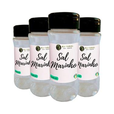 Imagem de Sal Marinho Importa Qualidade Premium Pote com Dosador Kit 4 100g  - N