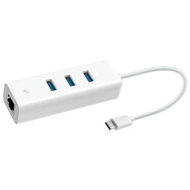 Imagem de Hub USB-C TP-Link UE330C Ethernet Gigabit 4 Portas com 3 USB 3.0 e 1 RJ-45