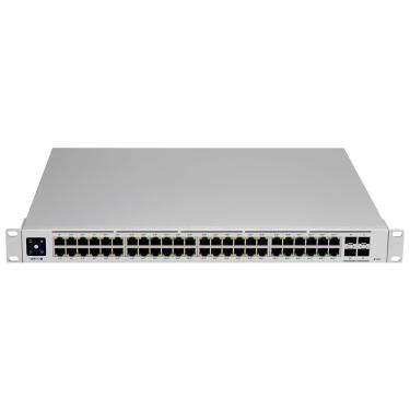Imagem de Switch USW-48-POE-BR Gigabit 48 Portas com Poe+ e SFP 195W Branco Ubiquiti