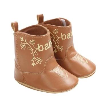 Imagem de Botas De Bebê Fofas E Macias De PU, Sola Antiderrapante, Primavera Out