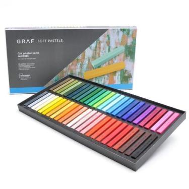 Imagem de Giz Pastel Seco Cis Graf - 48 Cores