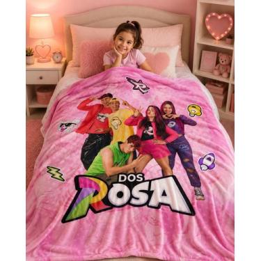 Imagem de Manta Infantil Personalizada  Tema Grupo Colorido Rosa - Decarllos, Br