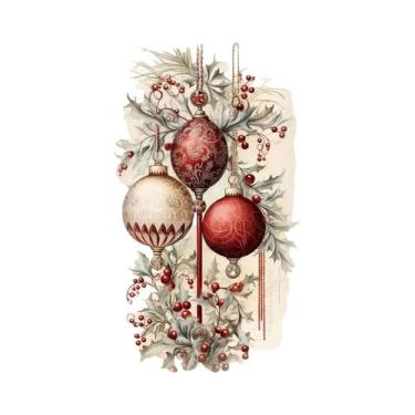 Imagem de Pôster Vintage De Natal Com Papai Noel, Impressão Em Tela, Arte De Par