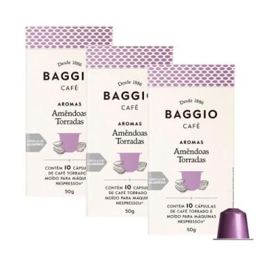 Imagem de 30 Cáps Compatíveis com Nespresso Baggio Amendoas Torradas - Baggio Ca