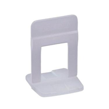 Imagem de Cortag Espaçador Nivelador Reutilizável Slim 1,5mm 15mm Vermelho 100 Peças para Instalação de Pisos e Revestimentos