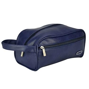 Imagem de Necessaire Masculina Frasqueira Viagem Classic Azul CBRN18840