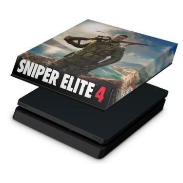 Imagem de Capa Compatível Ps4 Slim Anti Poeira - Sniper Elite 4 - Pop Arte Skins