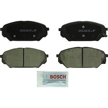 Imagem de BOSCH BC1301 QuietCast Conjunto de pastilhas de freio a disco de cerâmica premium - compatível com Hyundai Veracruz selecionado; dianteiro