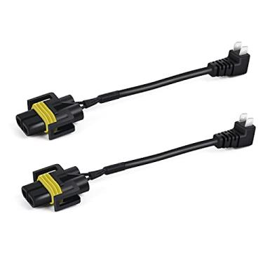 Imagem de Alla Lighting PGJY19-2 Base H8B H9B H11B soquete fêmea cabo de fiação para faróis H11 lâmpada para H11B (2 peças/pacote)