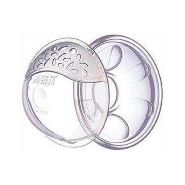 Imagem de Conjunto de Conchas Confortáveis Philips AVENT p/ Seios SCF157/02 6 Peças - Transparente