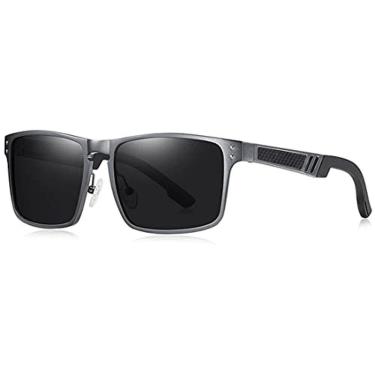 Imagem de Óculos de Sol Masculino Barcur Esportivo Design Quadrado Polarizados com Proteção uv400