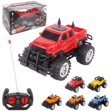 Carrinho de Controle Remoto 12428 Wltoys Off-road 4x4 C/Led Rock