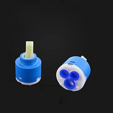 Imagem de Cartucho de torneira de disco de cerâmica, válvula de cartucho de disco de cerâmica de 40 mm para torneiras de misturador monobloco para banheiro ou cozinha (40 mm)