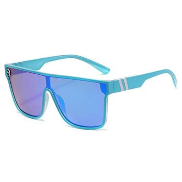 Imagem de Óculos de sol fashion masculino feminino ao ar livre armação grande óculos de sol praia óculos de sol colorido uv400,07, outros