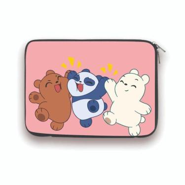 Imagem de Capa Case Notebook 15,6 Personalizado Trio Urso Sem Curso