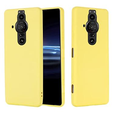 Imagem de YUNCHAO Caixa de telefone Para Sony Xperia Pro-i Pure Color Liquid Silicone Case capa para celular