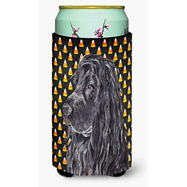 Imagem de English Cocker Spaniel Halloween Candy Corn Tall Boy Beverage Insulator Beverage Insulator Hugger
