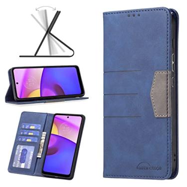 Imagem de YUNCHAO Caixa de telefone Para Motorola Moto E40 / E30 Caixa de telefone de couro magnético capa para celular