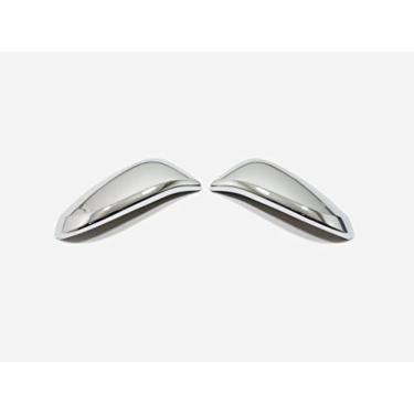 Imagem de GZBFTDH Protetor de cobertura de espelho de fibra de carbono para carro para Toyota Venza 2021 2022 Acessórios Chrome Auto Parts Door Retrovisor Mirror Cover Guard (D)