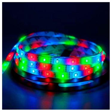 Imagem de Fio Fita LED Luz Colorida 120 Lâmpadas LED 2m À Pilha