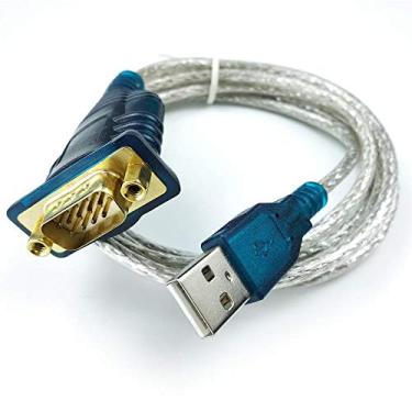 Imagem de Cabo conversor USB para RS232 DB9 UC232A macho adaptador serial, 5ft