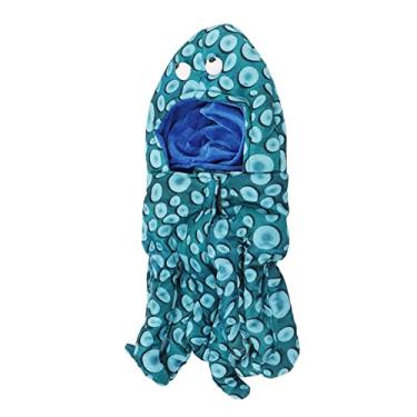 Imagem de Traje de Polvo de Cachorro, Cosplay de Animal de Estimação Vestido Macio Cachorro Gato Fantasia de Festa de Halloween Ajuste Fácil de Usar Traje de Forma de Polvo para Animais de Estimação Roupas (L)