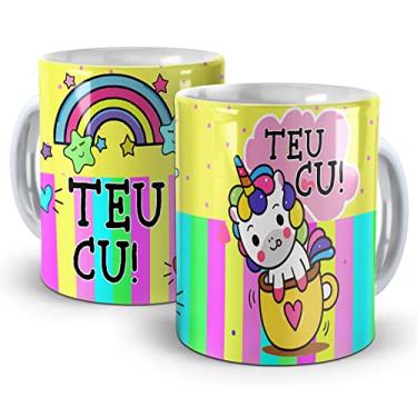 Imagem de Caneca Unicornio Engraçado "TEU CU"