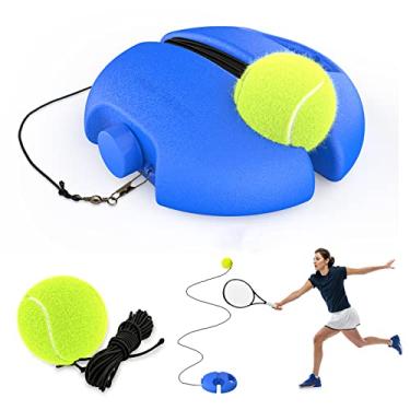 Imagem de CHEGIF Bola de Rebote para Treinador de Tênis Com 2 Cordas, Equipamento de Treinamento Solo para Autoprática, Ferramenta Portátil, Kit de Rebote