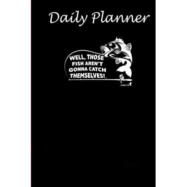 Imagem de Daily Planner - Fishing notebook for Fishermen: Daily planner 2021, US map, US holiday, 6x9 inch, 136 pages
