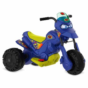 Mini Moto Infantil Azul com Pedal - CALESITA-948