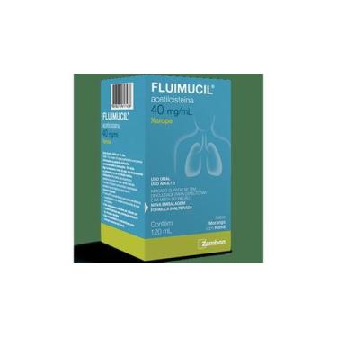 Comprar Fluimucil 20mg/mL, caixa com 1 frasco com 120mL de xarope