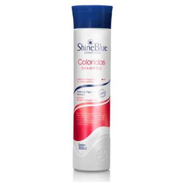 Imagem de Shampoo Cabelos Tingidos Tonalizados Coloridos Shine 300ml - Shine Blu