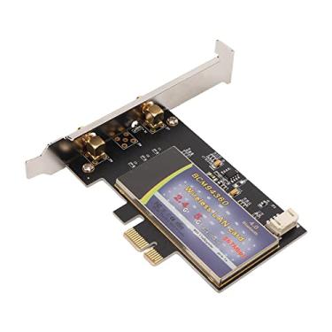 Imagem de Placa de Rede PCIE, Placa de Rede PCI Express de Banda Dupla 2.4G/5G Suporta Bluetooth 4.0 1200 Mbps Adaptador de Placa WiFi de Alta Velocidade para Windows, para OS