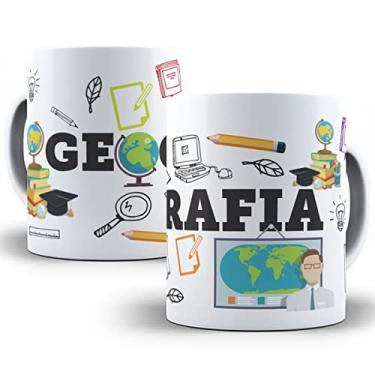 Imagem de Caneca geografia presente profissão faculdade professor