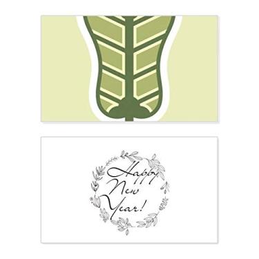 Imagem de Palmleaf Fan China Pattern Festival Ano Novo Cartão de felicitações Bless Message Present