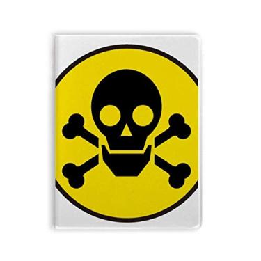 Imagem de Danger Chemical Toxic Skull Symbol Notebook Gum Cover Diary Soft Cover