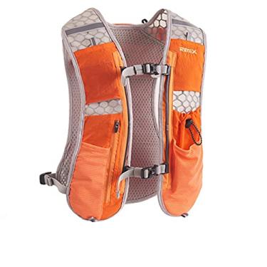 Imagem de Mochila de corrida leve 5L para esportes ao ar livre, trilha, corrida, maratona, trilha, caminhada, fitness, bolsa de hidratação para homens e mulheres, com bolsa de 1L ou chaleira de 500 ml