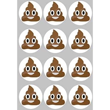 Imagem de 12 Imãs de Emoji