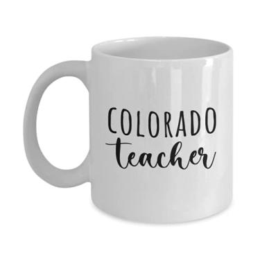 Imagem de Caneca Colorado Teacher - Copo de café Colorado Teacher - Presentes para professores do Colorado - Ideia de - Caneca de café 325 ml