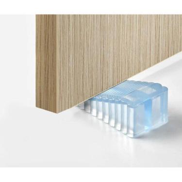 Imagem de Kit Com 2 Aparador Peso Porta Silicone Discreto Transparente