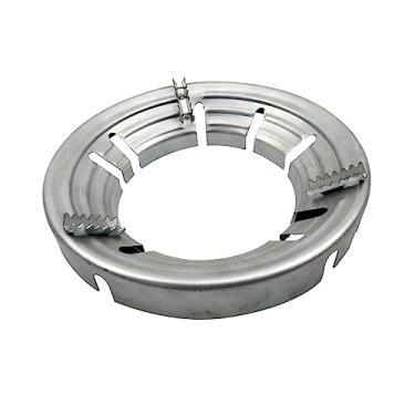 Imagem de Fenteer Anel Wok de aço Inoxidável, Suporte Antiderrapante à Prova de, Prateleira para s Cooktop para Cozinha, Wok, Fogão a
