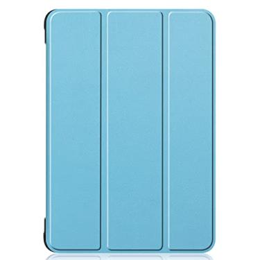 Imagem de Estojo Protetor para Amazon 11" Kindle Fire Max 11 Tablet(13ª geração, Lançada em 2023), Capa Protetora Dobrável Para Tablet Fire 11 Com Função Automática de Despertar/Dormir, Azul claro