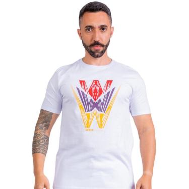 Imagem de Camiseta Geometric Web Branca He Wess Clothing-Unissex