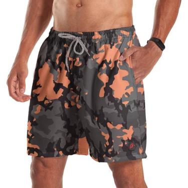 Imagem de Short Bermuda Camuflado Orange Storm-Masculino