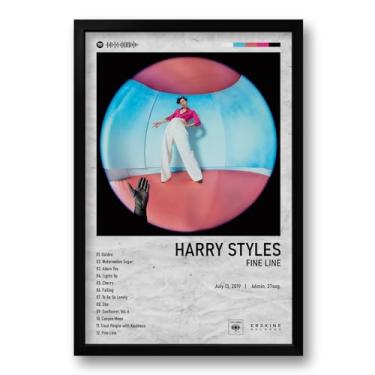 Imagem de Genérico Quadro Álbum Spotify Fine Line - Harry Styles - 40x60cm