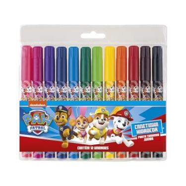 Imagem de Hidrocor Ponta Jumbo Patrulha Canina 12 Cores