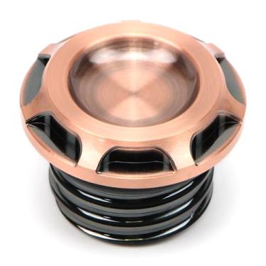 Imagem de Dreamseek Tampa do tanque de gasolina compatível com Harley Davidson Sportster 48 883 XL1200 scooter motocicleta tampa de gás rosca bronze