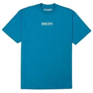 Imagem de Camiseta Rock City Logo Box Verde-Unissex