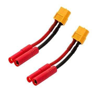 Imagem de Yiqigou 2 peças XT60 conector fêmea para HXT 4 mm 4,0 mm conector fêmea bala macho banana plug cabo adaptador de conversão para bateria RC Lipo